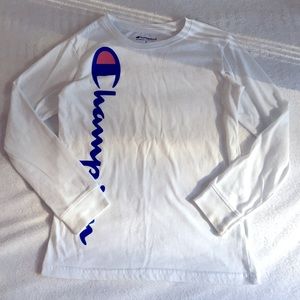 Champion Boys Small White Long Sleeve